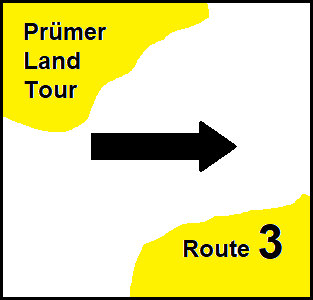 Beschilderung Wanderweg Nr 3