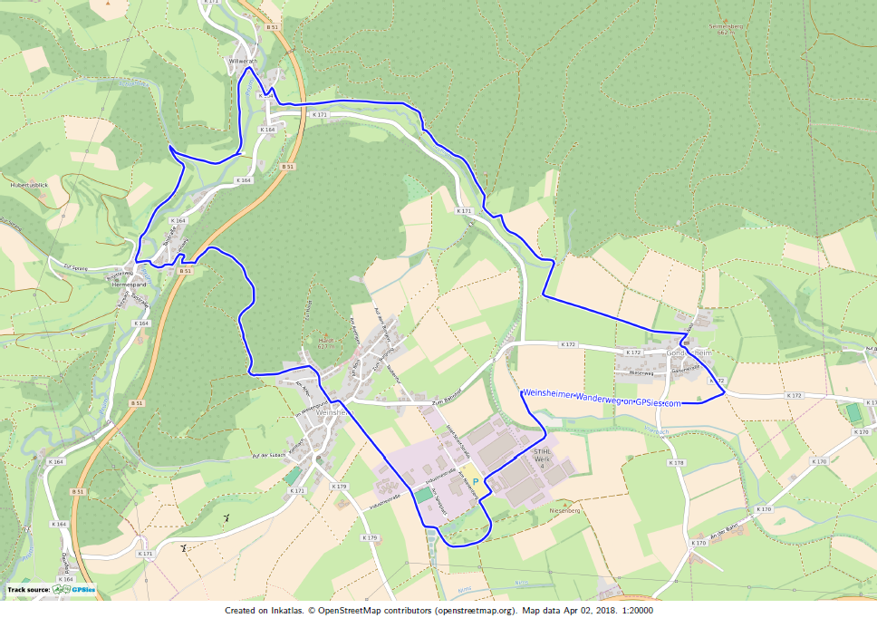 Weinsheimer Wanderweg Bild